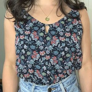 Floral tank top